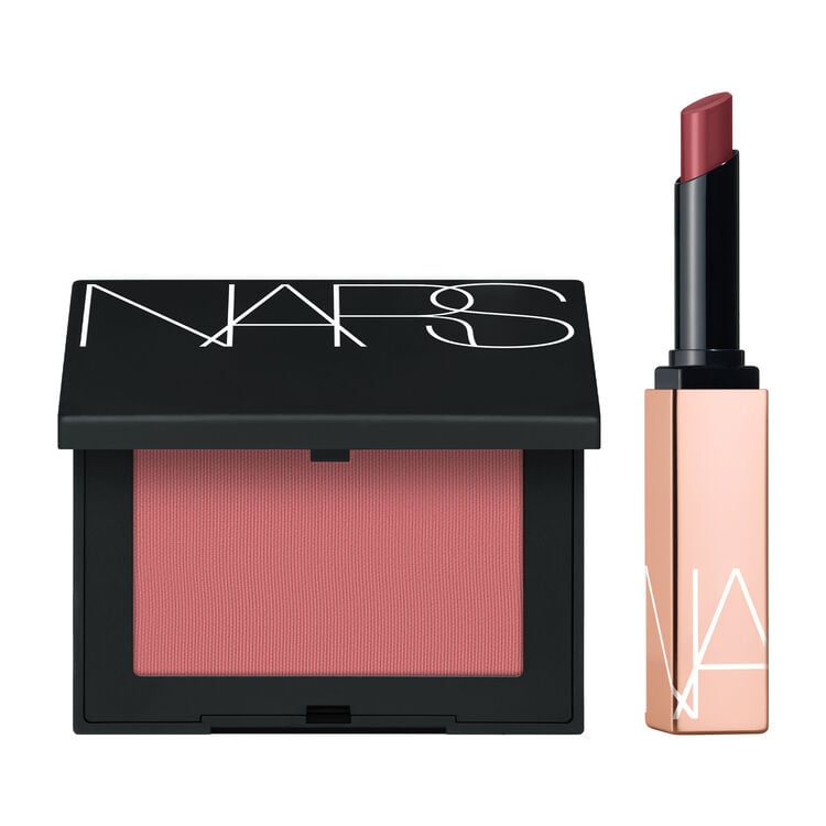 Display zoomed image number 1: The Powder Blush & Afterglow Sensual Shine Lipstick Set, 