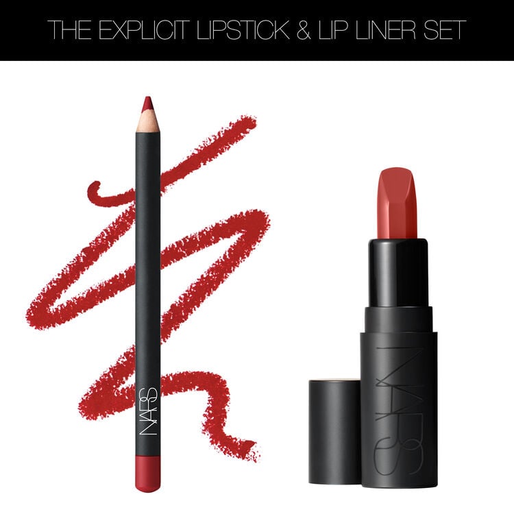 Display zoomed image number 1: The Explicit Lipstick & Lip Liner Set, 